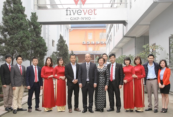 Công ty Fivevet: Tiếp đoàn làm việc của Thứ trưởng Vũ Văn Tám