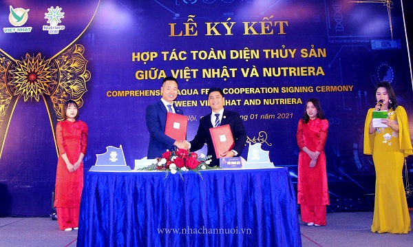 Việt Nhật và Nutriera kí kết chiến lược