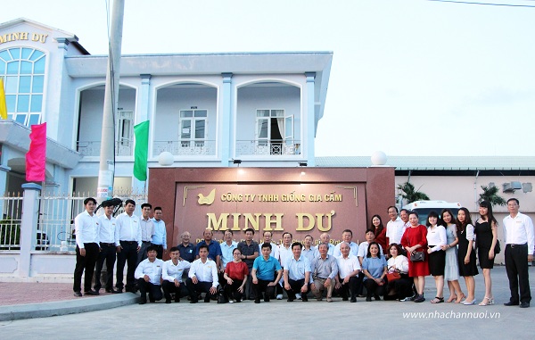 Hội Chăn nuôi Việt Nam: Thăm và làm việc tại Công ty TNHH giống gia cầm Minh Dư