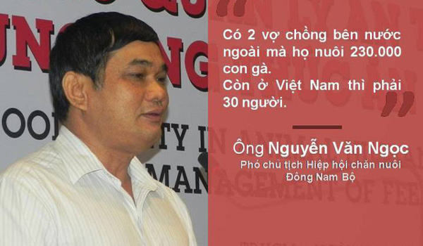 “Hai vợ chồng ở Hà Lan nuôi 230.000 con gà nhưng ở ta thì phải 30 người”