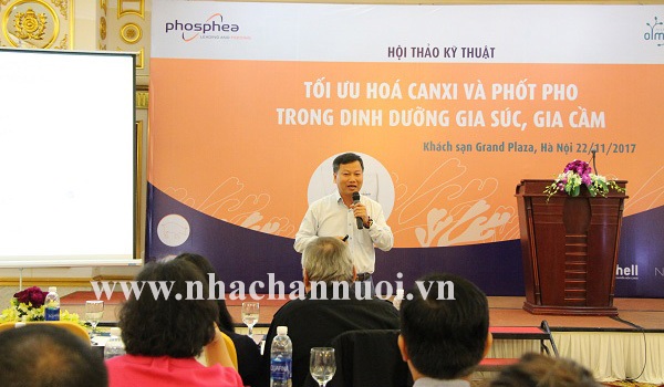 Dr Michel Guilaume, tập đoàn Olmix khẳng định vai trò của canxi trên heo nái